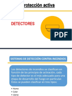 Sistemas de detección de incendios: detectores de humo, calor y llama