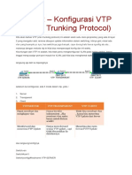 Cara Membuat VLAN (Konfigurasi VTP) Di Cisco Packet Tracer