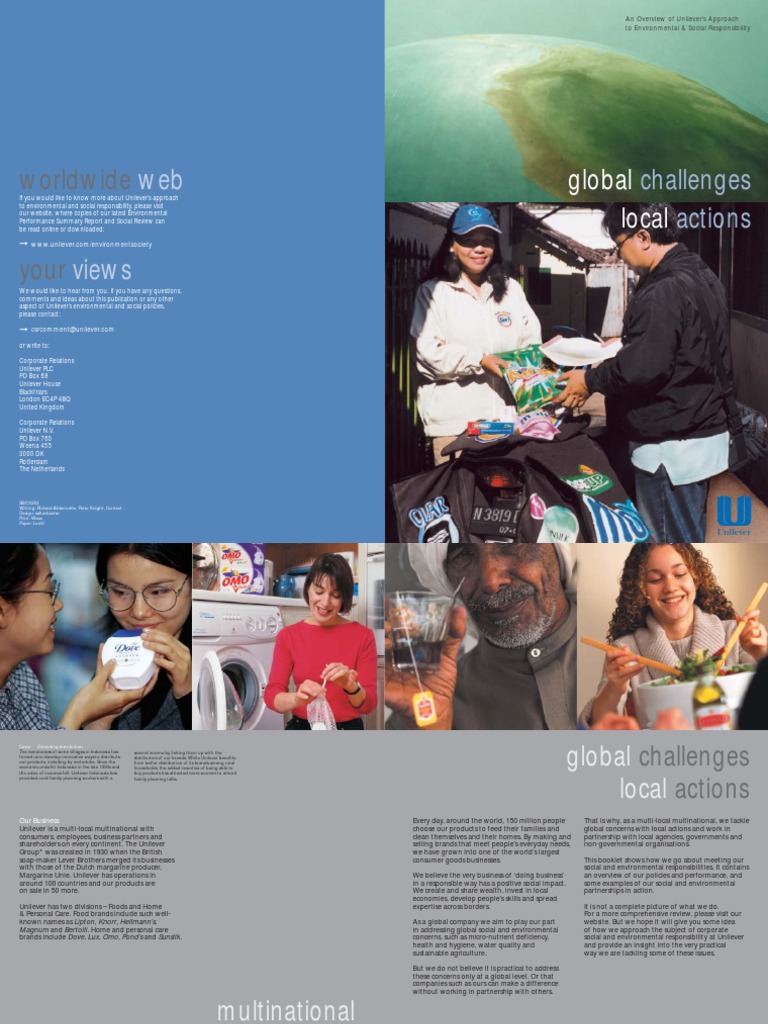 Unilever's Environmental & Social Strategy | PDF | Unilever ...