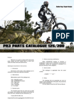 AJP MOTOS - PR3 Part List 125/200