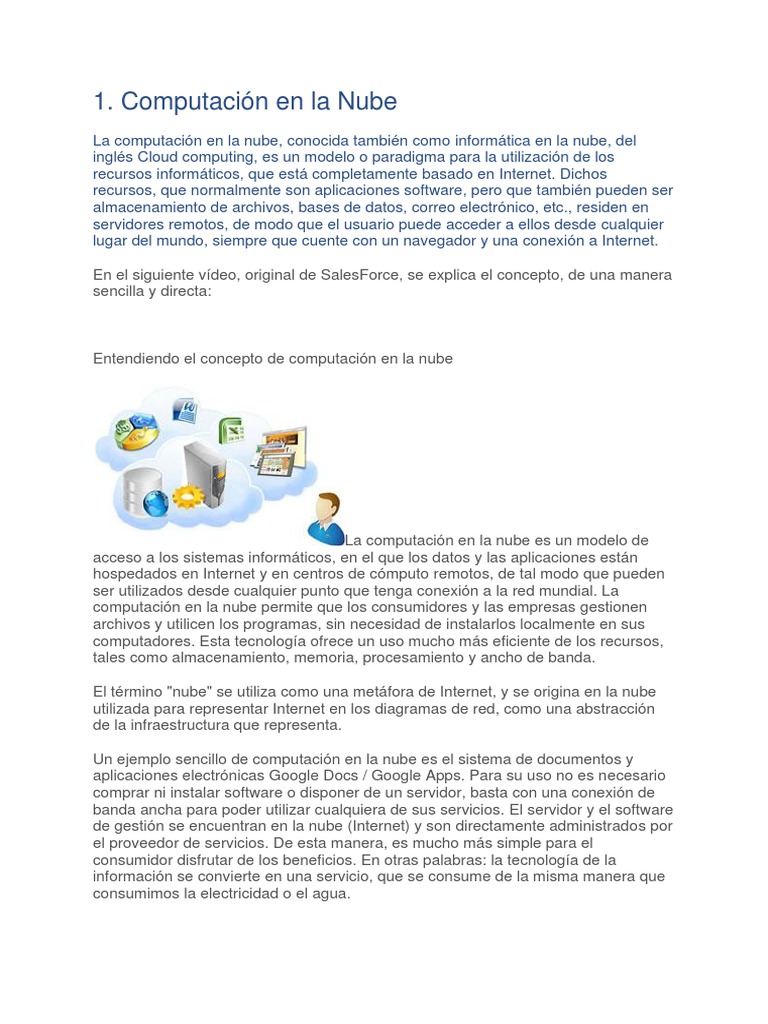 Apuntes | PDF | Computación en la nube | Internet