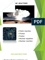 Nuclear Reactions PDF