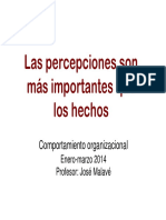 2 Las Percepciones