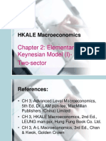 Elementary Keynesian Model (1) - Two sector-SV