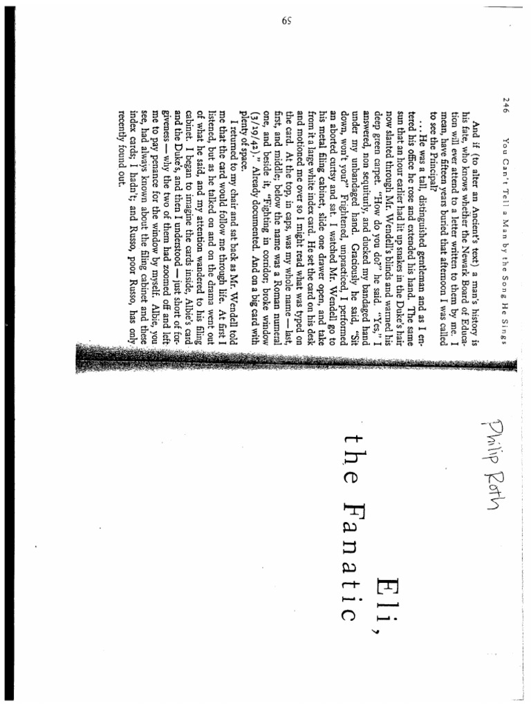 RothEli The Fanatic PDF PDF