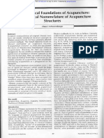 Morphological Foundations Ofacupuncture: An Anatomical Nomenclature of Acupuncture Structures. Claus C Schnorrenberger