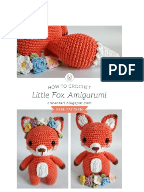 Amigurumi Fox, PDF, Crochet