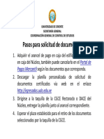 Solicitud de Documentos Certificados PDF