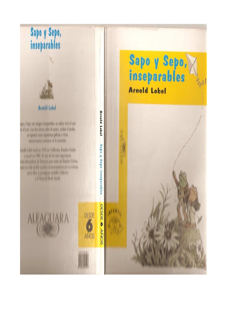 Sapo y Sepo Inseparables Arnold Lobel PDF | PDF