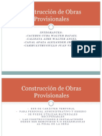 Construccion de Obras Provisionales