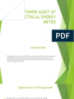 Power audit meter