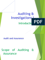 AC404 - Audit and Investigations I - Introduction