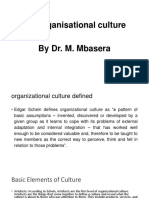 4.0 Organisational Culture by DR M. Mbasera Power Point