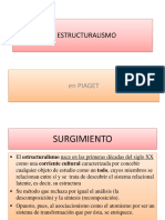 El estructuralismo en Piaget: TEORÍA DEL DESARROLLO COGNITIVO