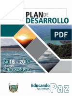 Plan de Desarrollo Suarez Cauca 2016 2019