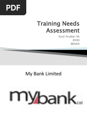 Training Needs Assessment
