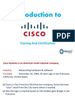 Cisco Certification Introduction