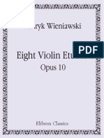 Wieniawski - Eight Violin Etudes Op. 10d PDF