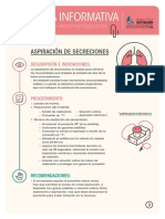 Aspiración secreciones pulmones