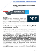 Enciclopedia de Las Cosas Que Nunca Existieron Cuentos Mitos y Libros Regalo 842073585X PDF