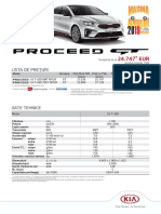 Fisa Produs Proceed Gt My20 Fara Remat General