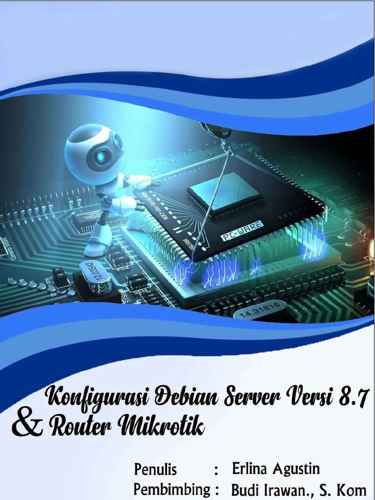 Konfigurasi debian server dan mikrotik pdf
