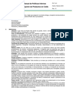 PO 7.2.3 Políticas para La Recepción de Materias Primas PDF