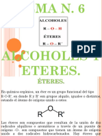 Tema N 6 Eteres y Alcoholes