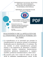 Diagnóstico de la industria manufacturera en Piura