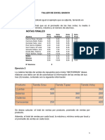 Taller de Excel Basicocomfamiliar