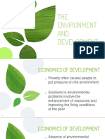 XxxGroup 11 The Environment and Development