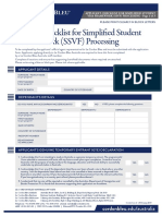 Applicant Checklist-Simplified Student Visa Form - Le Cordon Bleu Australia 2019