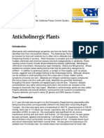 The Official Newsletter of the California Poison Control System. Anticholinergic Plants. Volume 6, Number 4, Winter, 2008