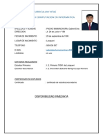 CV Modelo