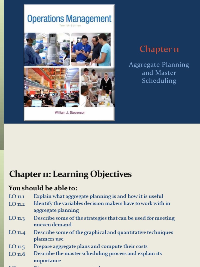 Aggregate Planning and Master Scheduling | PDF | Inventory | Demand
