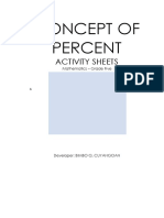 Concept of Percent