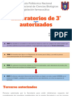 Laboratorios de 3° autorizados