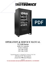 Vc1100man Cold Vending Machine Instruction Manual Seaga Mfg