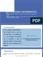 3.7 Derivada Incrementos.