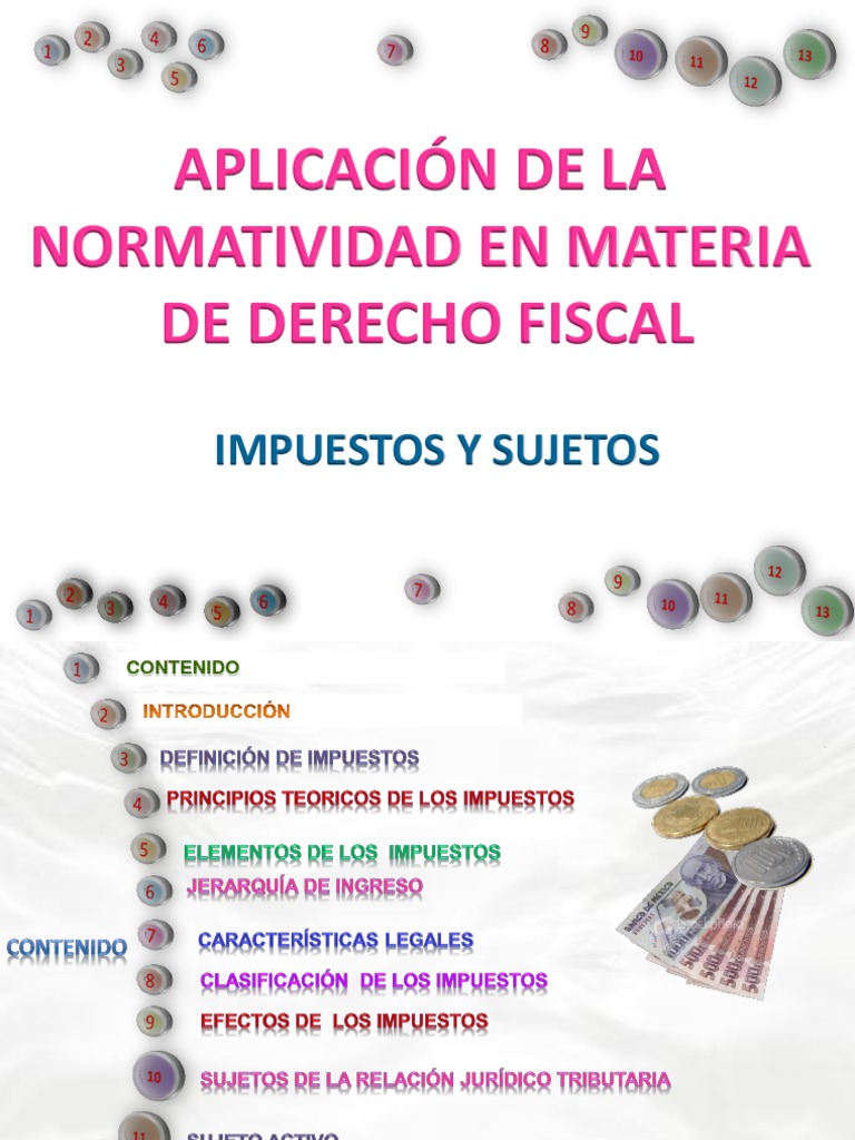 Sujetos y Tipos de Impuestos en México | PDF | Federación | Impuestos