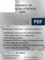 1.statement of Financial Position (SFP)