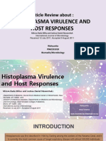 Histoplasma Virulence and Host Responses