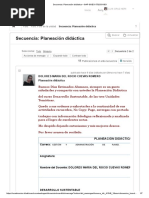 Planeación Didáctica Unidad 1 Desarrollo Sustentable