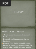 HONESTY