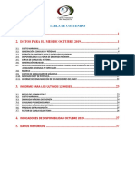 Informe Mensual del Mercado Mayorista de Energía Eléctrica de octubre de 2019