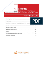 Informe sobre la historia y datos de Corpoelec, la empresa estatal eléctrica de Venezuela