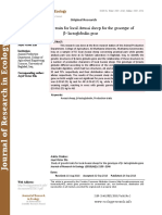 Study of growth traits for local Awassi sheep for the genotype of β- lactoglobulin gene