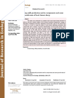 Some factors affecting milk production and its components and some growth traits of local Awassi sheep