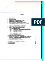 Seguridad y Defensa Nacional