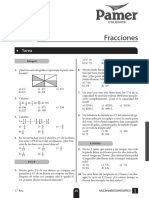 Calcula fracciones y porcentajes en problemas de colegios